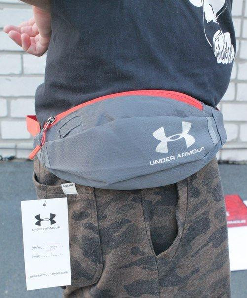 Поясная сумка Under Armour (серая) сумка на пояс Київ - зображення 5