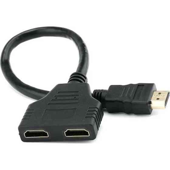 Кабель Atcom HDMI - 2xHDMI 0.1м Black (10901) (Код товару:39659) Харків