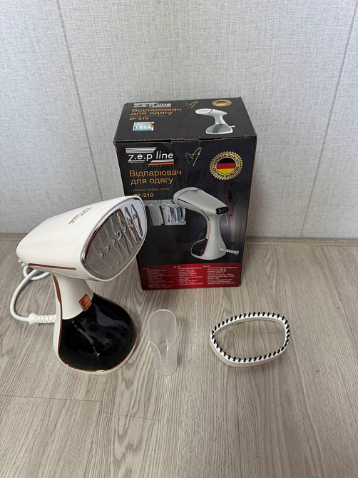 Отпариватель вертикальный ручной для одежды Zepline ZP-210-White 3000 Вт белый Київ - зображення 2