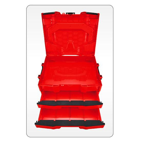 Ящик для инструмента модульный 3 секции 456x372x250мм (пластик) TOPTUL TBCE0202 Харьков - изображение 2