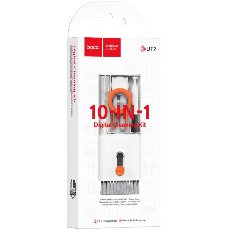 Набор для очистки гаджетов Hoco UT2 Mr. Gadget 10in1 Херсон - зображення 2