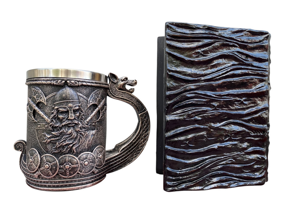 Подарочный набор Кухоль 3 Корабль Викингов и Блокнот 3 «Книга, что смотрит в ответ» Київ - зображення 4