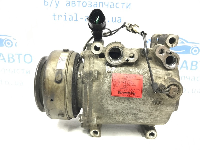 Компрессор кондиционера Mitsubishi Pajero Sport K9 2.5 DIESEL 4D56 1996 (б/у) Київ - зображення 3