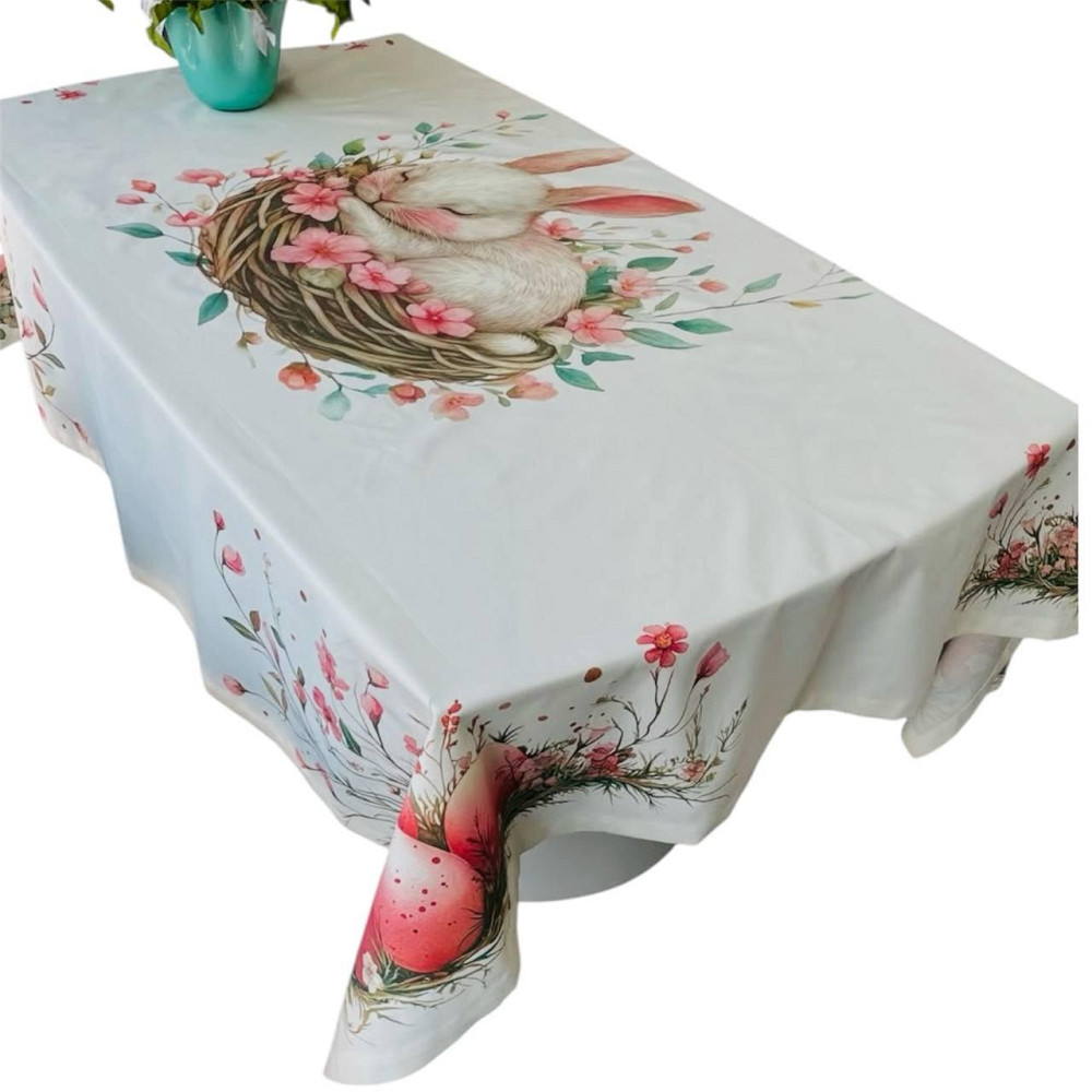 Скатерть пасхальная с тефлоновым покрытием 175×215 см, разноцветная Одеса - зображення 1