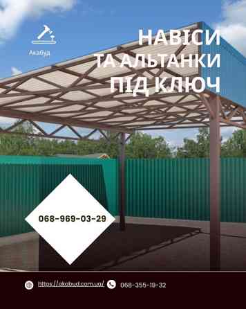 Ворота • Навіси • Альтанки • Металоконструкції Кривий Ріг