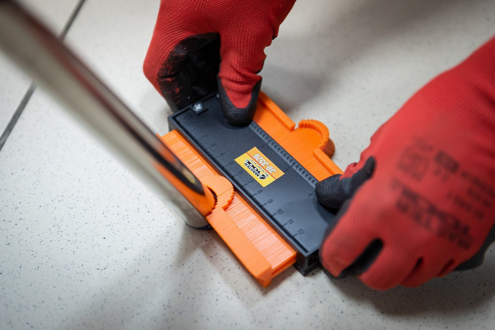 Шаблометр контурный MASTERTOOL 145х100х21 мм 30-3526 Харків - зображення 7