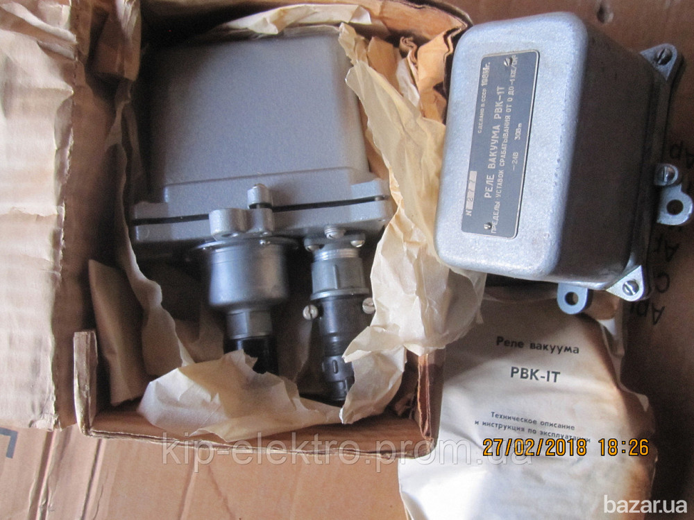 Реле вакуума  РВК-1Т (РВК, РВК 1Т, РВК1Т, РВК) Київ - зображення 1