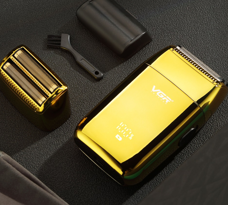 Электробритва VGR V-399 GOLD золотистая Київ - зображення 2