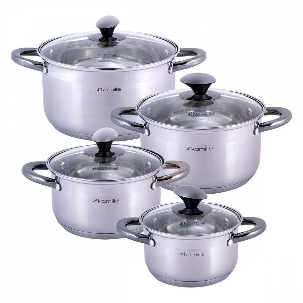 Набор Kamille Groningen из нержавеющей стали 8 предметов KM 4927 Одесса - изображение 1