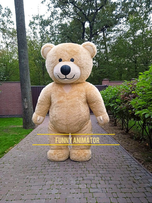 Веселі привітання, аніматори на ваше свято. Білий ведмідь, Ведмедик Тедді, Панда, Пес Патрон, Зайка. Київ - зображення 3