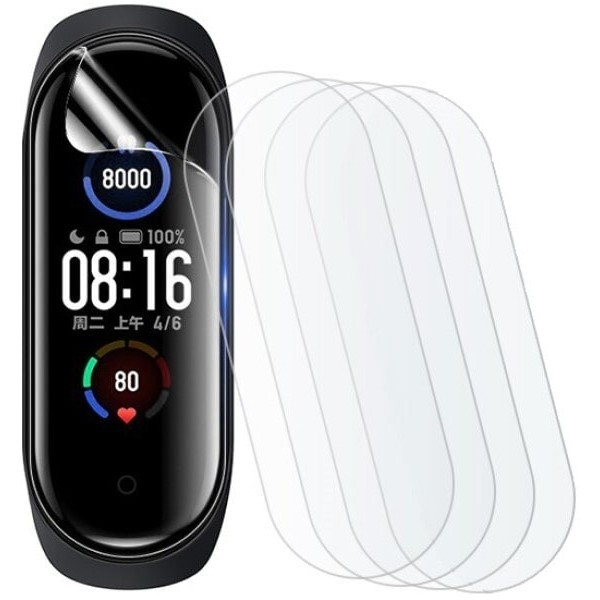 Набір захисних глянцевих гідрогелевих плівок DM для Xiaomi Mi Band 7 (5 шт) Харків - зображення 3