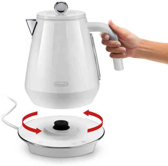 Электрочайник DeLonghi Eclettica SpecialTea KBY 2011 W 1.7 л белый Київ