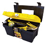Ящик для инструментов MASTERTOOL с металлическими замками органайзеры 16" 405х225х205 мм 79-2039 Харків