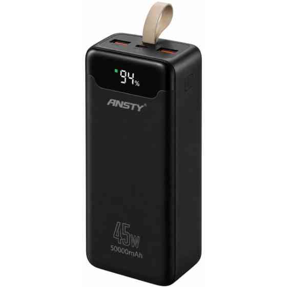 Power Bank Ansty AP-083 45W 50000mAh Black Харьков