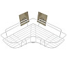 Полиця кутова Stenson TL-00407 25.5х25.5х6 см Київ