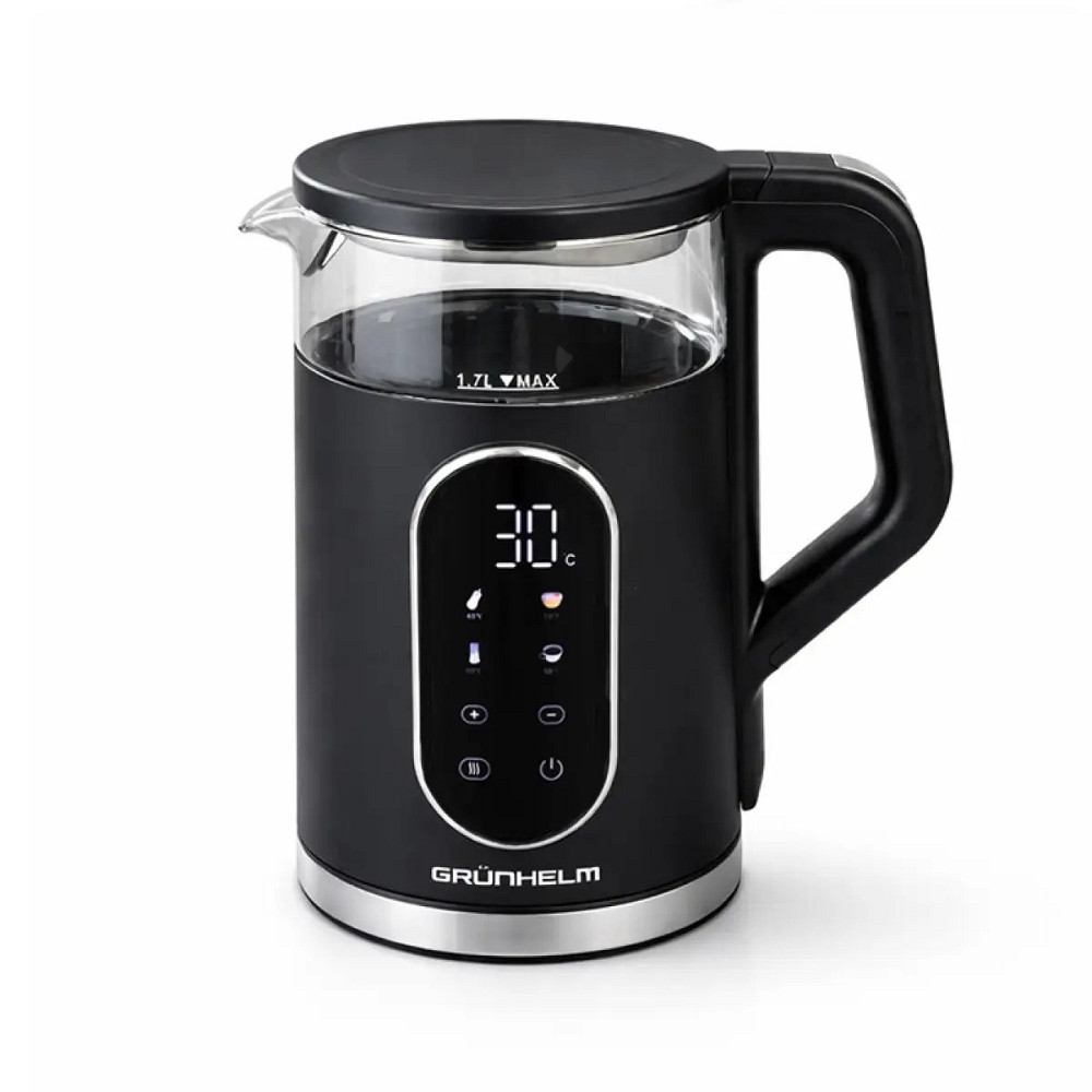 Электрочайник Grunhelm EKG-25702B 1.7 л черный Київ - зображення 1
