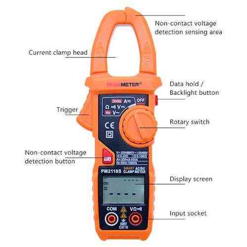 Универсальные токовые клещи с функцией мультиметра PROTESTER PM2118S Харків