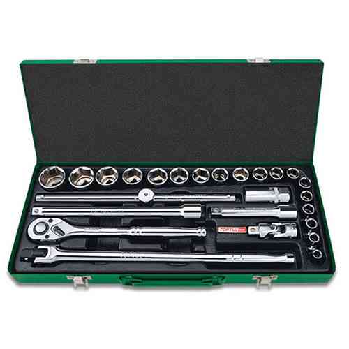 Набор инструмента дюймового TOPTUL 1/2" 25ед. (12-гр.) GCAD2514 Харків