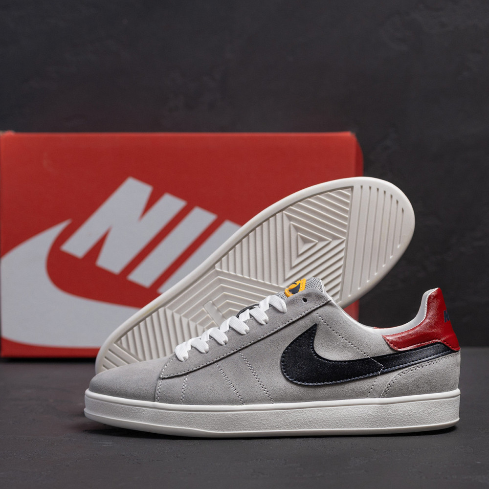 Мужские кожаные кеды Grey Київ - зображення 12