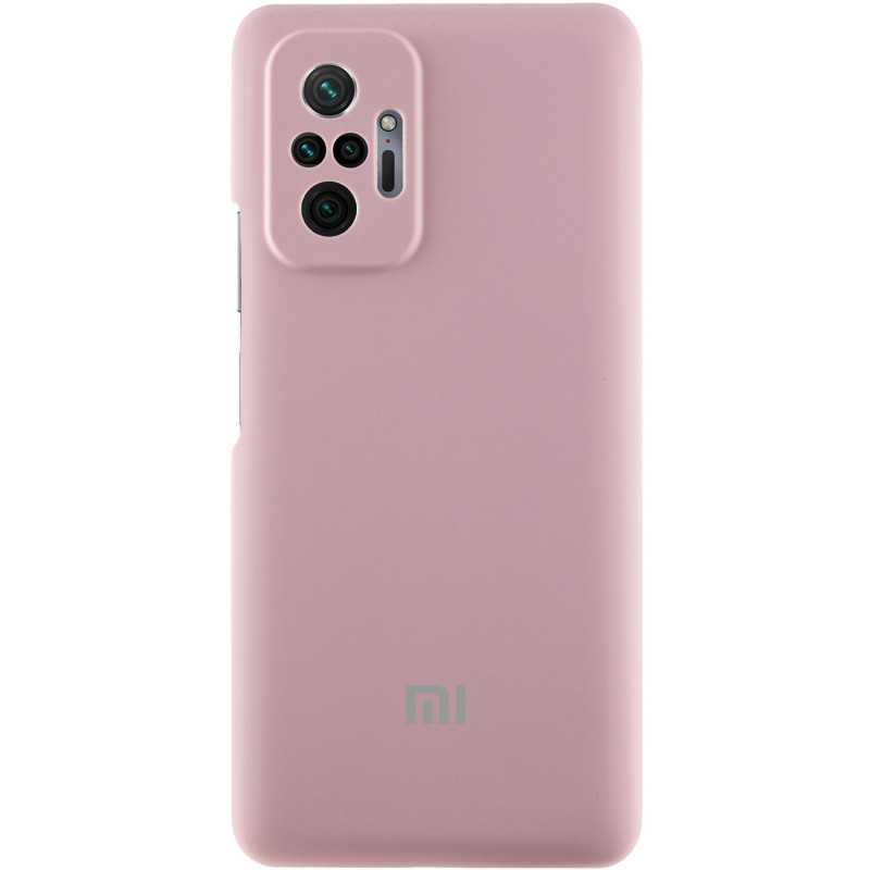 Чехол Silicone Cover Lakshmi Full Camera (AAA) with Logo для Xiaomi Redmi Note 10 Pro / 10 Pro Max Херсон - зображення 1