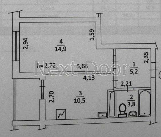 продажа 1-к квартира Киев, Оболонский, 41000 $ Киев - изображение 2