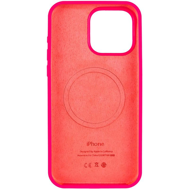 Чехол Silicone Case (AA) Logo with MagSafe для Apple iPhone 13 Pro (6.1") Херсон - зображення 3