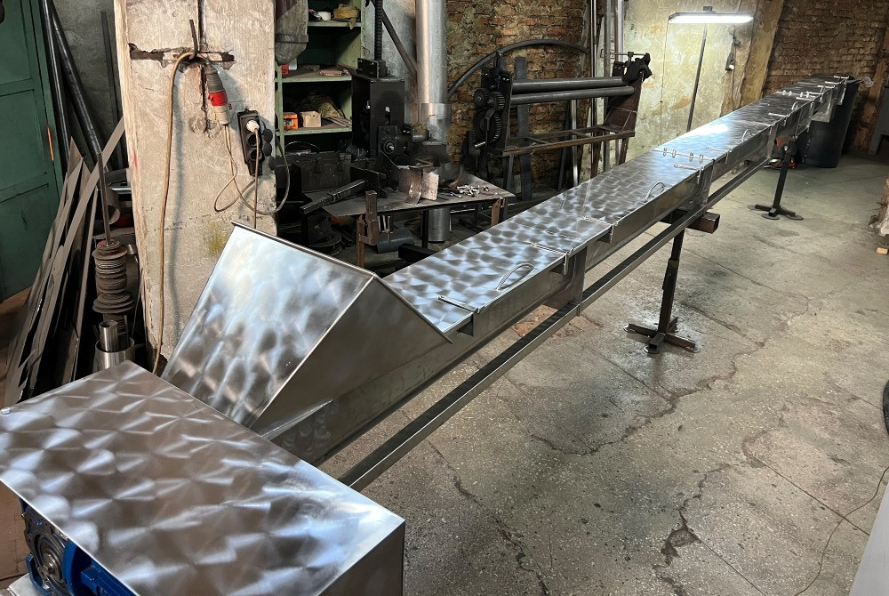 Промышленные шнековые транспортеры из нержавеющей стали для премиксов, порошков, зерна Київ - зображення 4