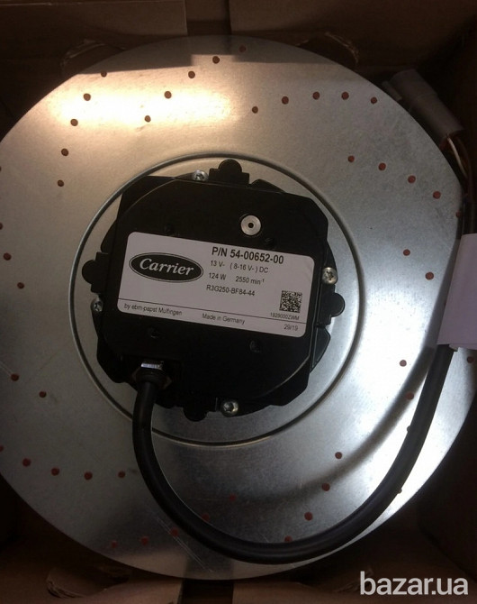 54-00652-00 Вентилятор испарителя (турбинка) 12V Carrier Transcold
 Supra 1150MT / 1250MT
турбина ис Чернівці - зображення 2