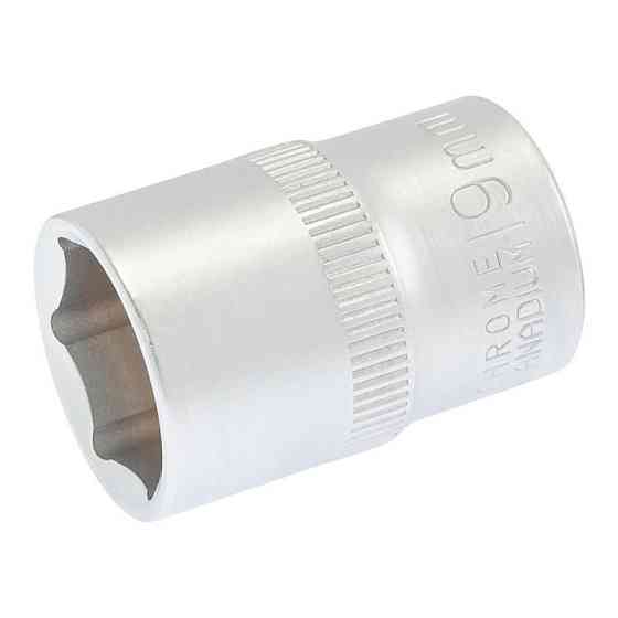 Головка торцевая 6-гранная MASTERTOOL ½" 19 мм L 40 мм CrV 78-0019 Харьков