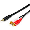 Кабель Atcom 3.5mm - 2xRCA (M/M) 3m Black (10708) (Код товару:41928) Харьков