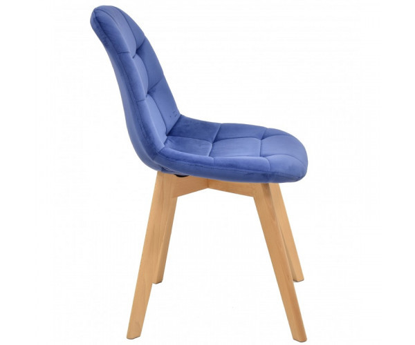 Стілець Лорена велюр бархат синій Дніпро - зображення 4