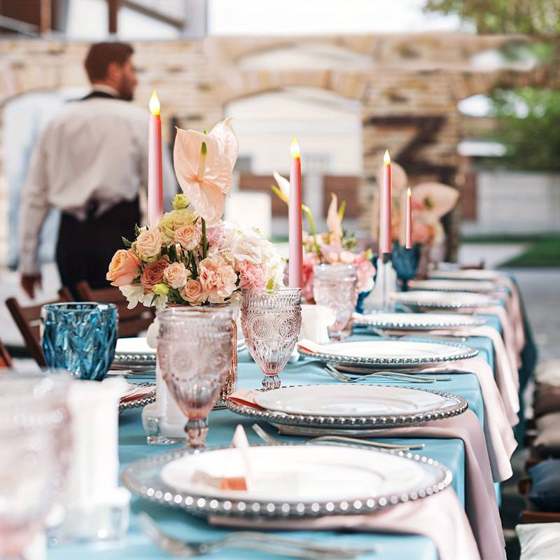 Свечка на батарейках LED Leeseph 27см розовая MV025r Одеса - зображення 2