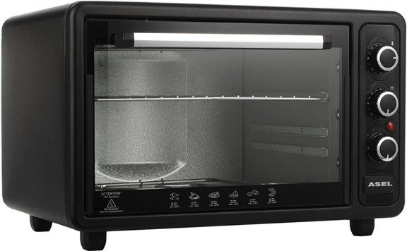 Электропечь ASEL AF40-23-Black 40 л черная Київ - зображення 1