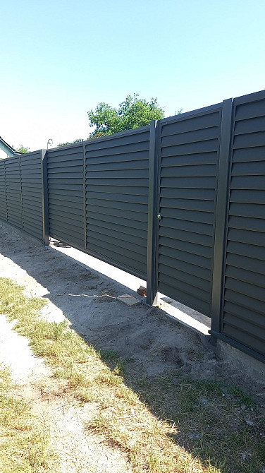 Жалюзний паркан від заводу ПрофАльянс, виготовить жалюзний паркан Чернигов - изображение 1
