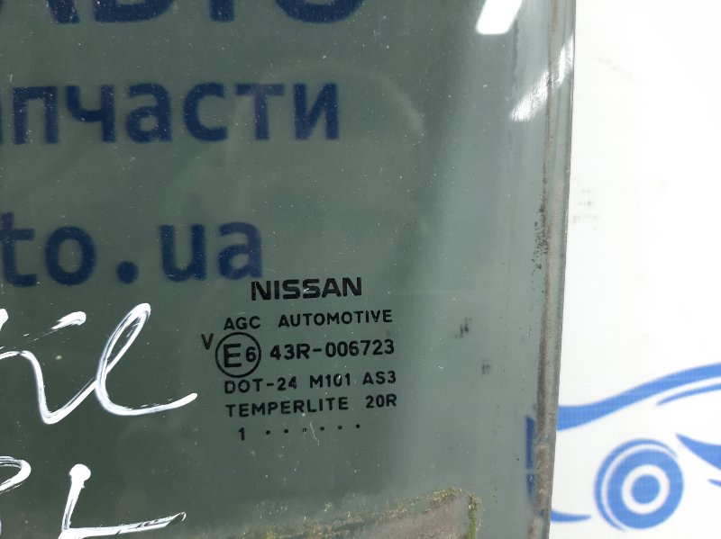 Стекло двери заднее левое Nissan Juke F15 1.6 TURBO MR16DDT 2010 (б/у) Київ - зображення 2