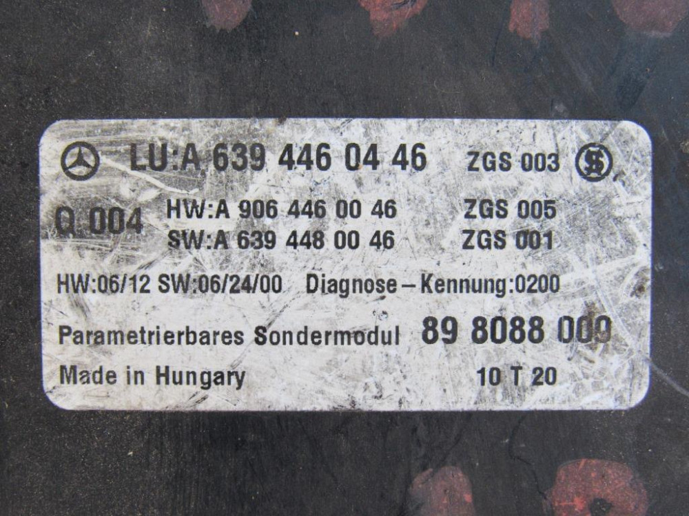 Блок фаркопа Mercedes Vito 2003-2014 (A6394460446) Ковель - зображення 4