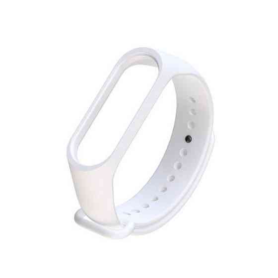 DM Ремінець для Фітнес-трекера Xiaomi Mi Band 3,4 White (Код товару:4357) Харків