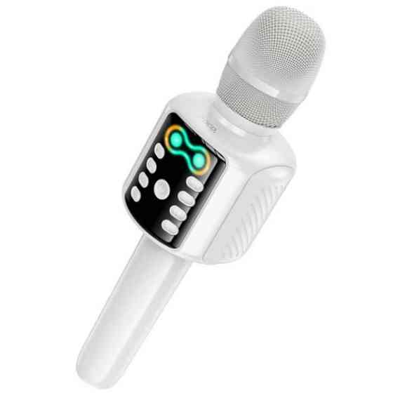 Мікрофон Hoco L24 Shine karaoke microphone 5W White Харків