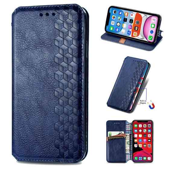 Кожаный чехол-книжка GETMAN Cubic (PU) для Xiaomi Redmi Note 12 4G Херсон