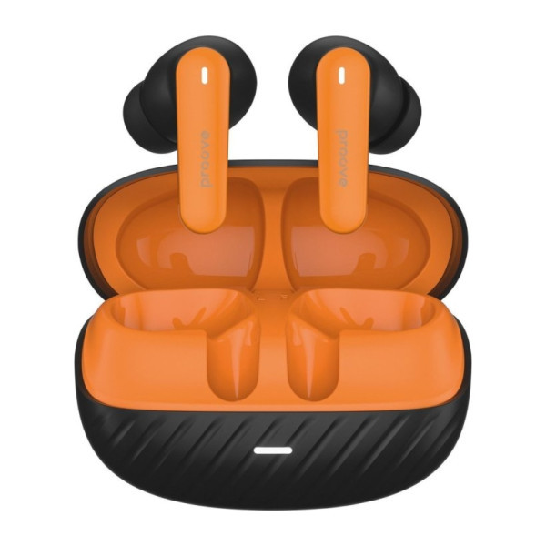 Bluetooth-гарнітура Proove Blitz II TWS with Hybrid ANC (APP) Black/Orange (TWBL2001AP20) Харків - зображення 2