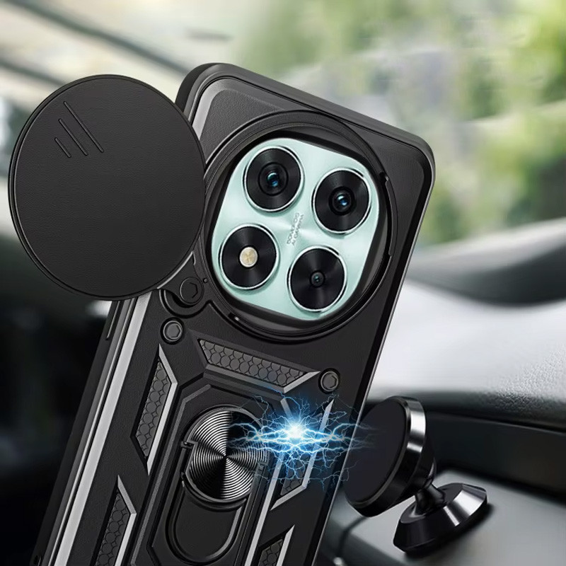 Ударопрочный чехол Camshield Serge Ring для Xiaomi Redmi Note 14 Pro 4G Херсон - зображення 2