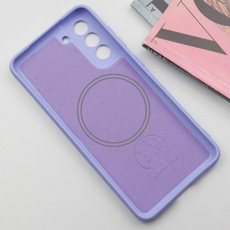 Чехол Silicone Cover Lakshmi Full Camera (AA) with Magnetic Fit для Samsung Galaxy S21 FE Херсон - изображение 3