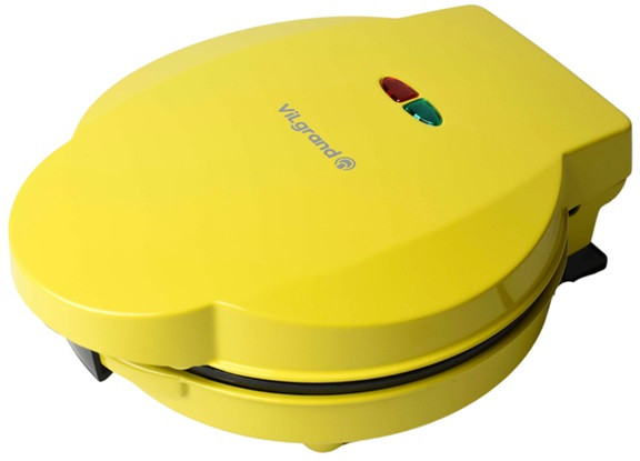 Вафельница ViLgrand VW1007 1000 Вт желтая Київ - зображення 5