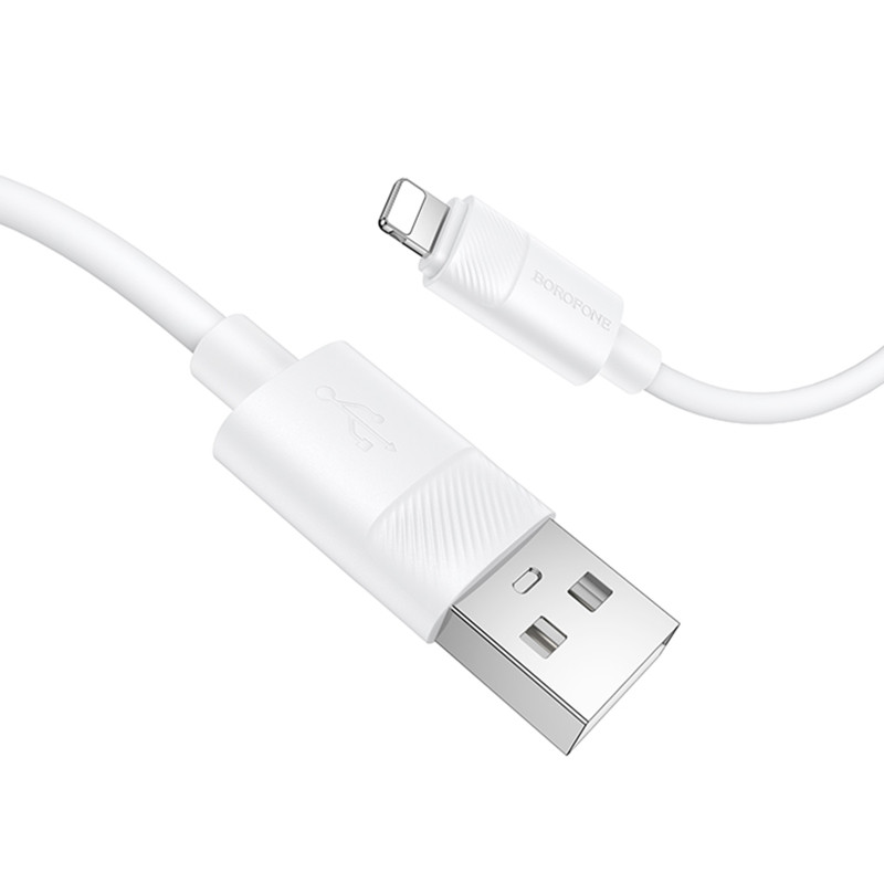 Дата кабель Borofone BX123 Leya USB to Lightning 12W (1m) Херсон - изображение 3