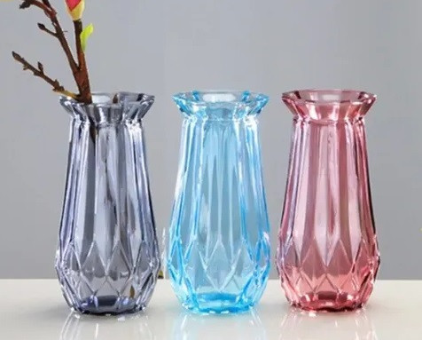 Ваза Viva Ombre 6841713 20 см синя Киев - изображение 1