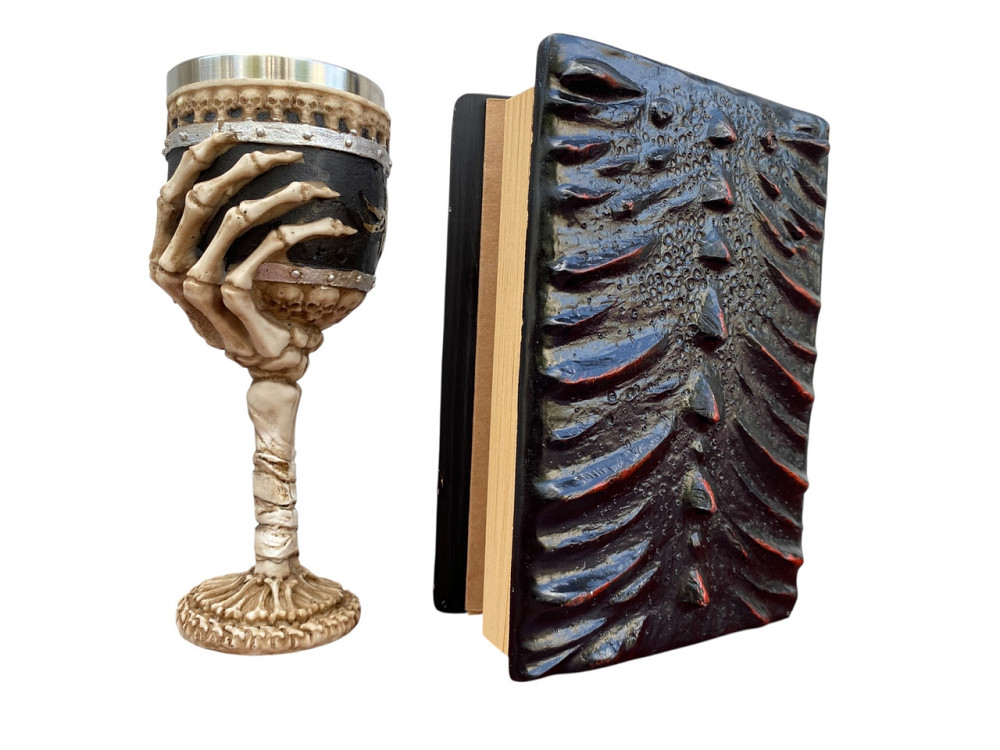 Подарочный набор Бокал 3 Рука с Черепами и Блокнот 3 «Око Пламенного Дракона» Київ - зображення 4