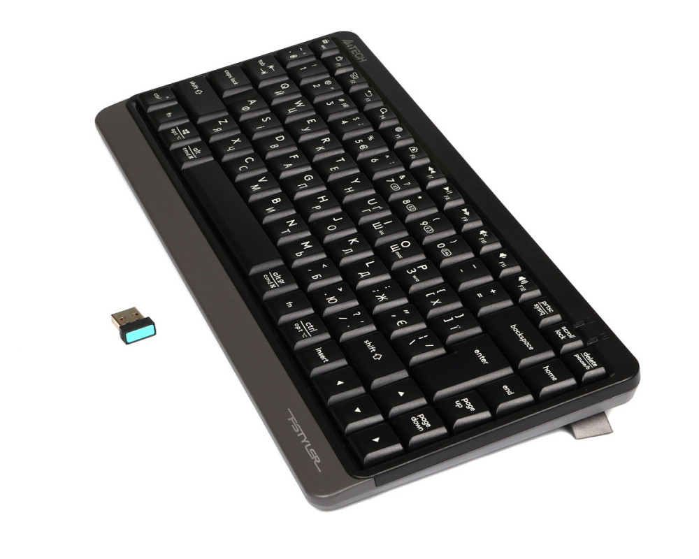 Клавиатура беспроводная A4Tech Fstyler FBK11(Grey) серая Київ - зображення 5