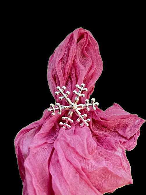 Набор колец для салфеток Leeseph Снежинки 6шт золото Одеса - зображення 6