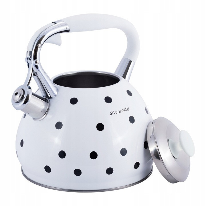 Чайник Kamille из нержавеющей стали со свистком 3 л (KM 0695AN) Одесса - изображение 1