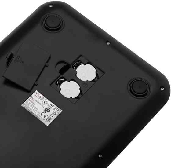 Весы кухонные Adler AD 3183 black 5 кг черные Київ